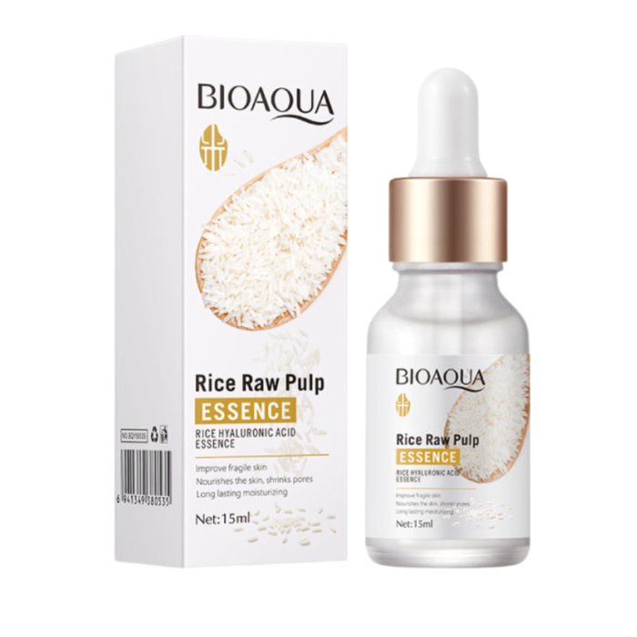 Sérum anti-edad de arroz y ácido hialurónico