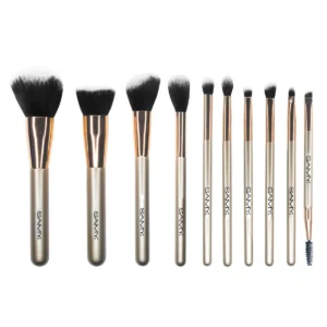 Set De Brochas X 10 Und Samy Golden Glam Collection