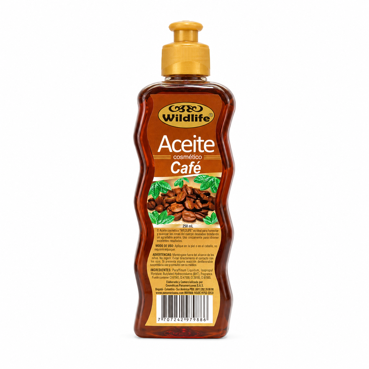 Aceite Corporal de Cafe Wild Life x250ml