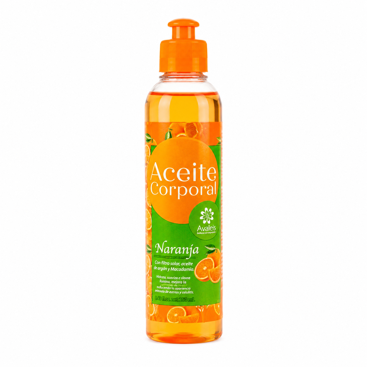 Aceite Corporal de Naranja Avaleis 250 ML