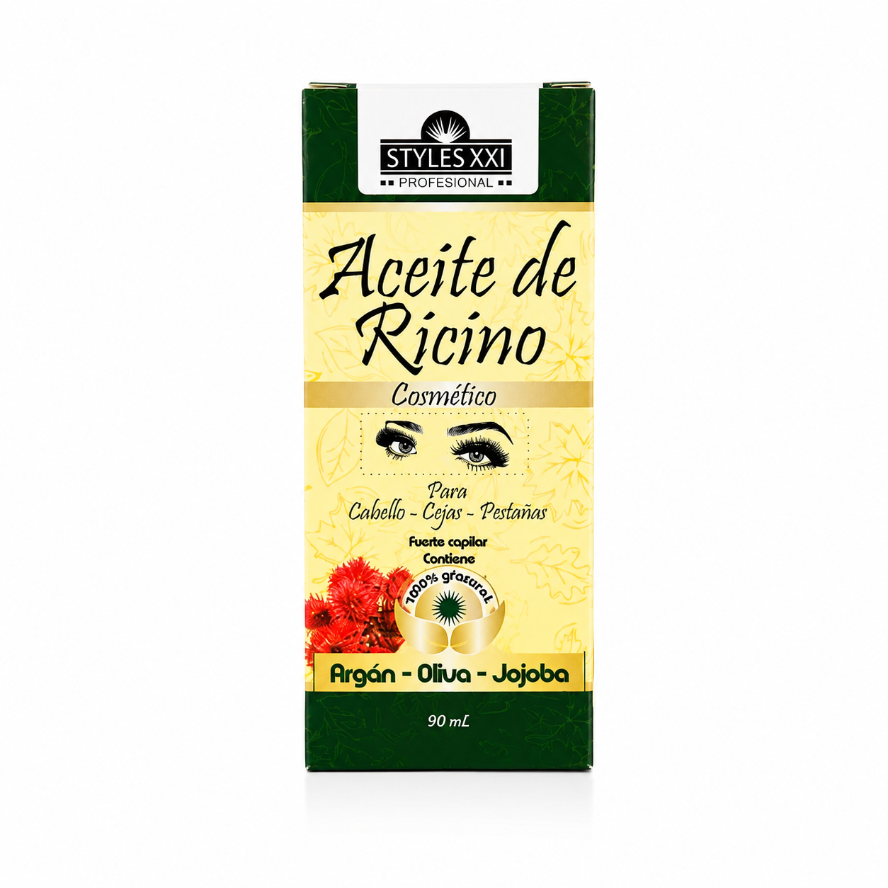 Aceite de Ricino para Cejas y Pestañas