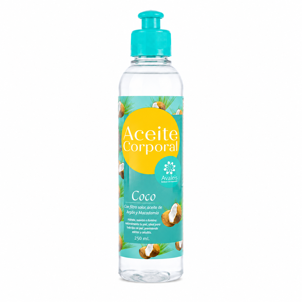 Aceite Corporal de Coco Avaleis 250 ML
